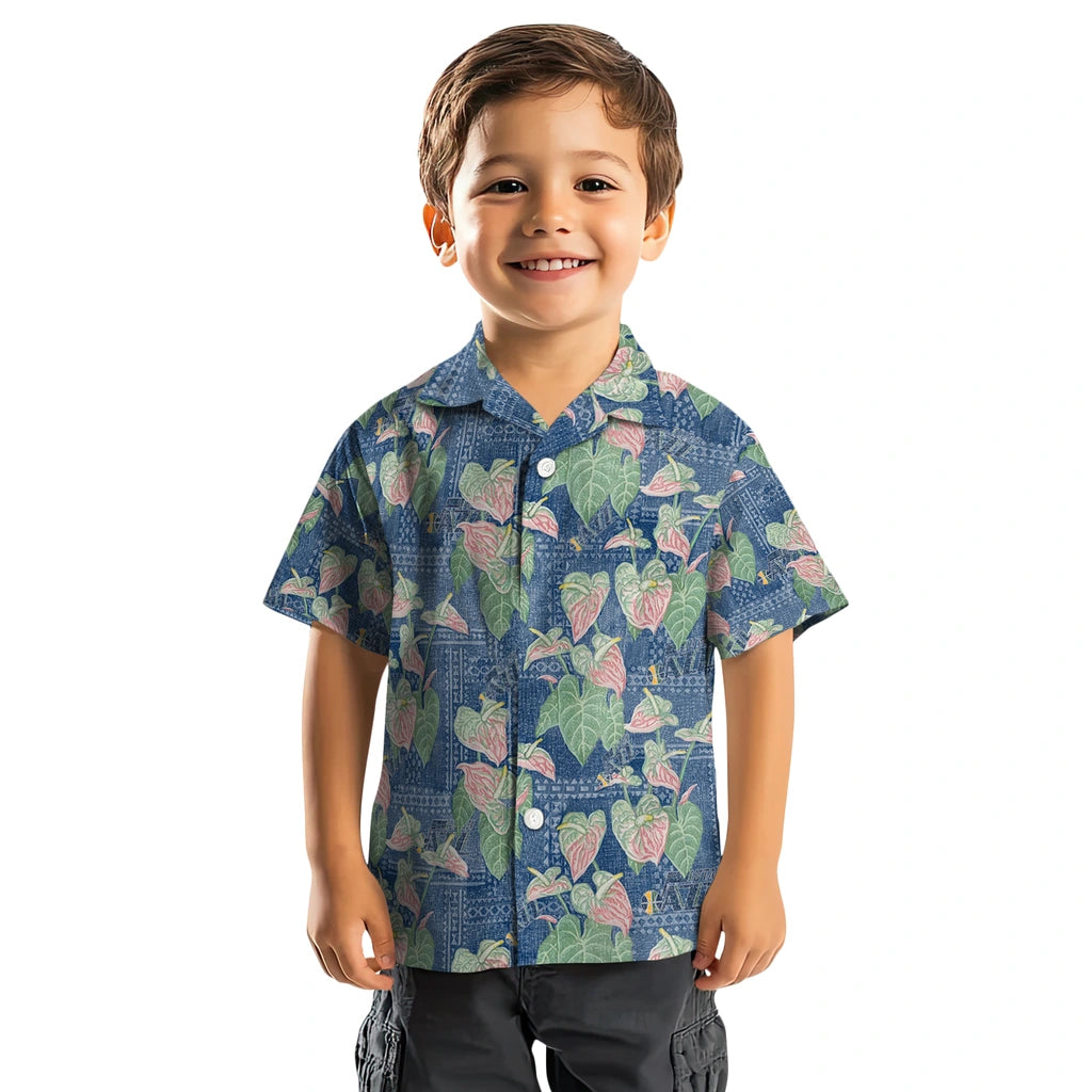 Utah Jazz Hawaiian Shirt - Anthurium Overlay | Hula Hawaiian Shirts