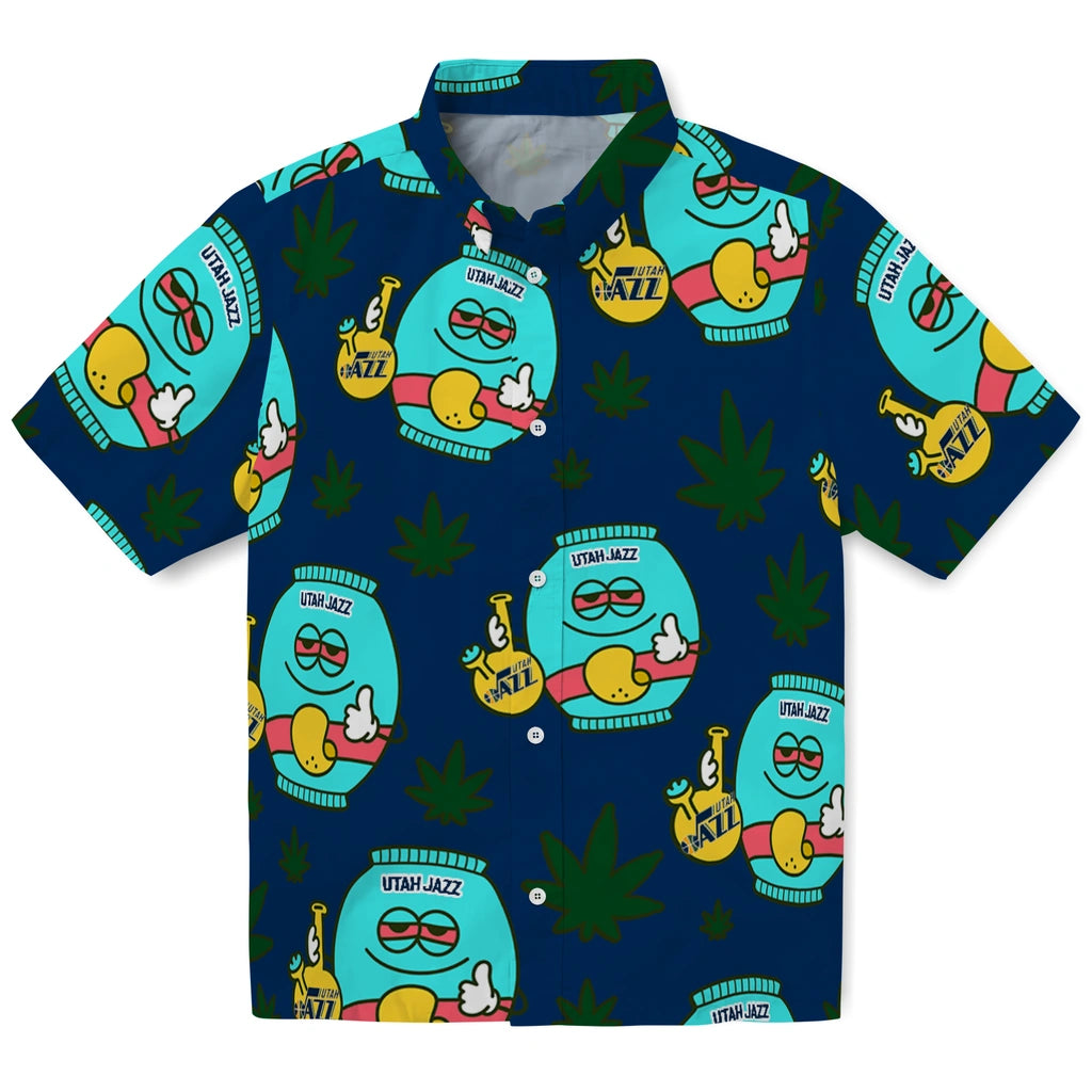 Utah Jazz Hawaiian Shirt - Chill Vibe | Hula Hawaiian Shirts