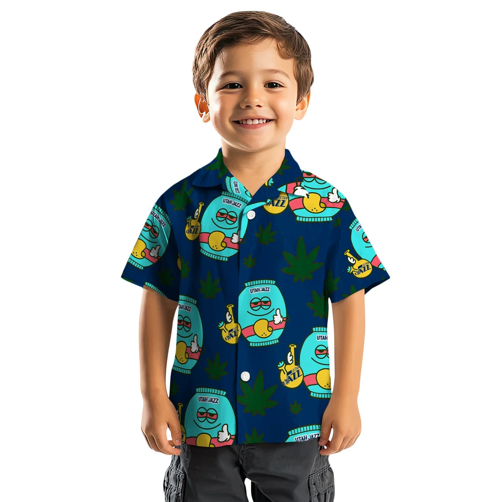 Utah Jazz Hawaiian Shirt - Chill Vibe | Hula Hawaiian Shirts
