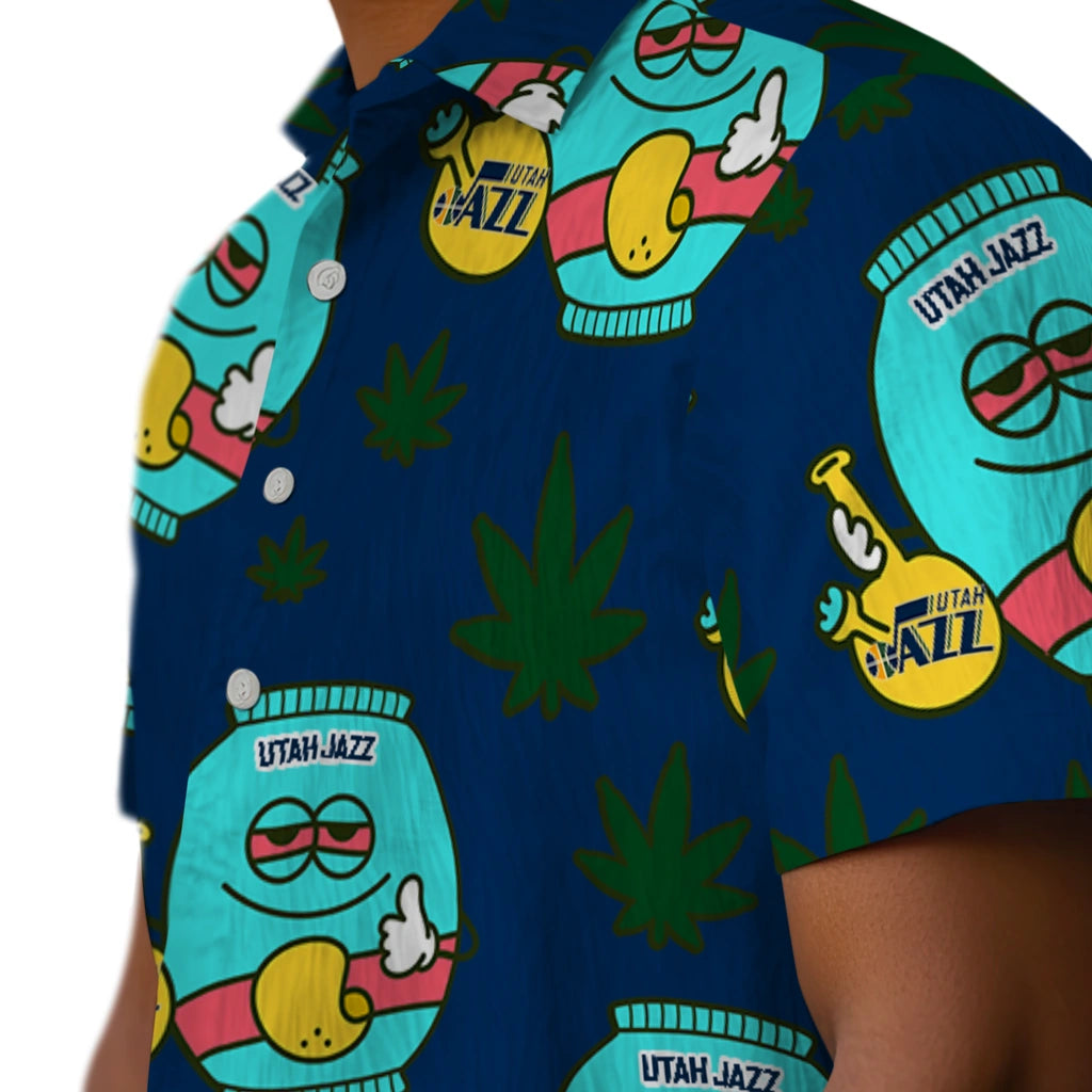 Utah Jazz Hawaiian Shirt - Chill Vibe | Hula Hawaiian Shirts