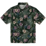 Utah Jazz Hawaiian Shirt - Hibiscus Leaves Pattern | Hula Hawaiian Shirts