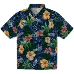Utah Jazz Hawaiian Shirt - Hibiscus Tiki Jungle | Hula Hawaiian Shirts