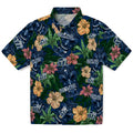 Utah Jazz Hawaiian Shirt - Hibiscus Tiki Jungle | Hula Hawaiian Shirts