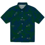 Utah Jazz Hawaiian Shirt - Monstera Layer | Hula Hawaiian Shirts