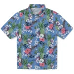 Utah Jazz Hawaiian Shirt - Pineapple Bouquet | Hula Hawaiian Shirts