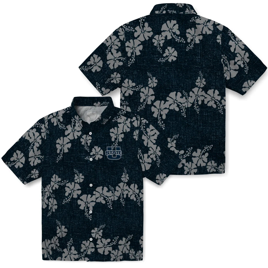 Utah State Aggies Hawaiian Shirt - 50th State Flower | Hula Hawaiian Shirts
