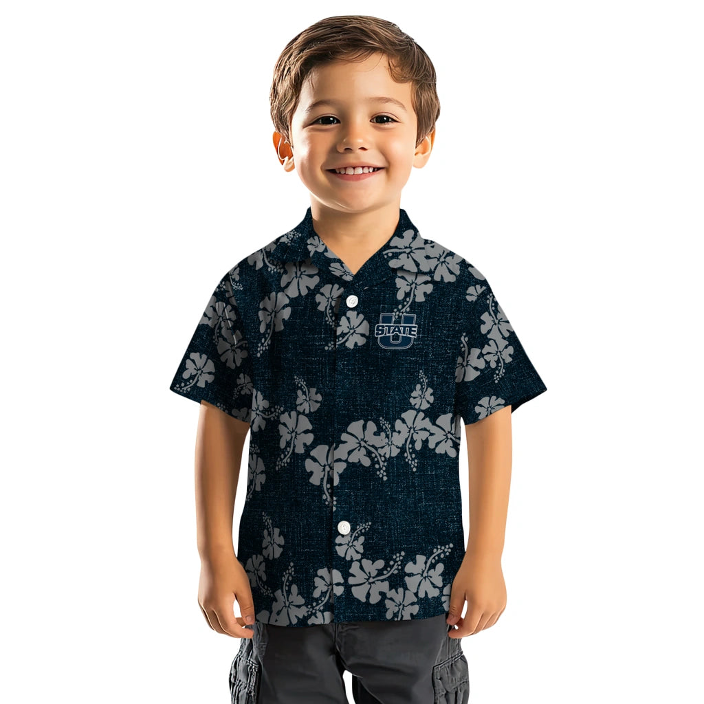 Utah State Aggies Hawaiian Shirt - 50th State Flower | Hula Hawaiian Shirts