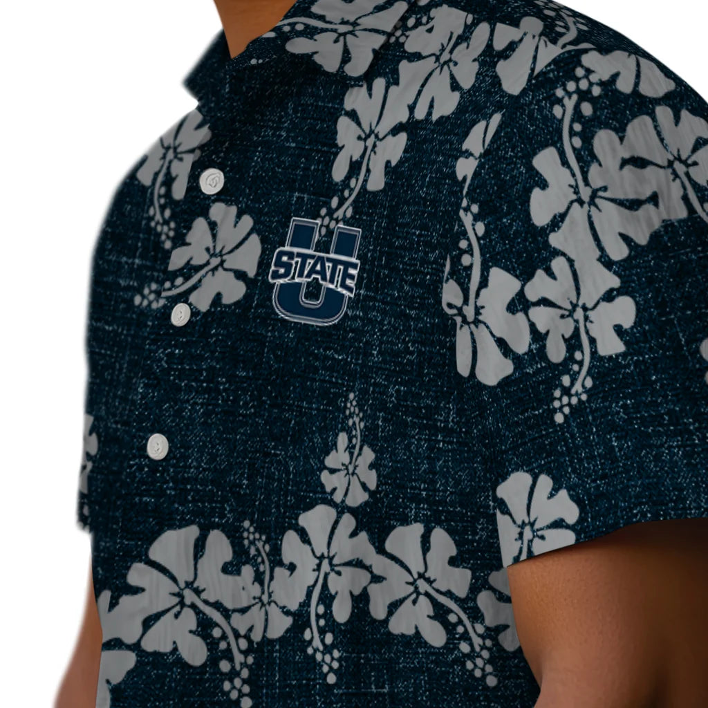 Utah State Aggies Hawaiian Shirt - 50th State Flower | Hula Hawaiian Shirts