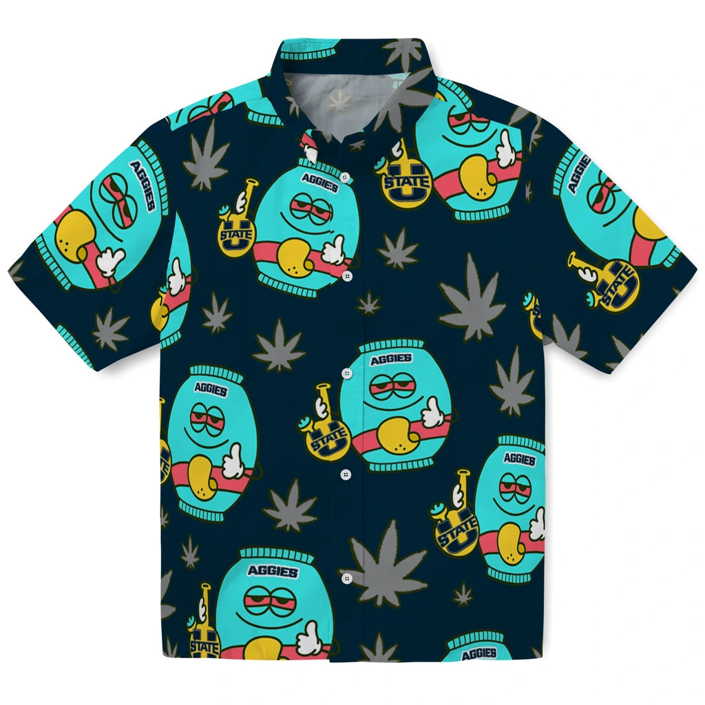 Utah State Aggies Hawaiian Shirt - Chill Vibe | Hula Hawaiian Shirts