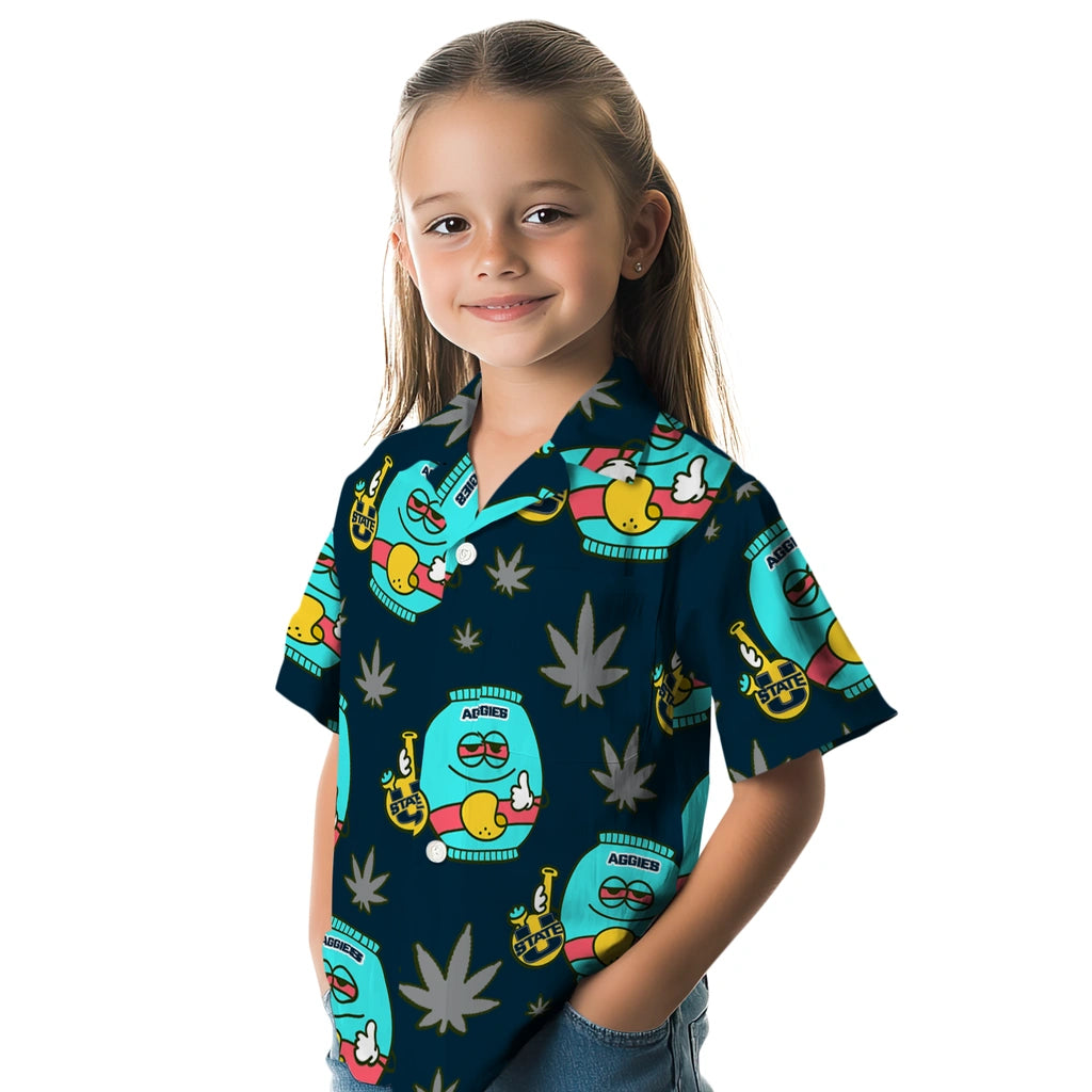 Utah State Aggies Hawaiian Shirt - Chill Vibe | Hula Hawaiian Shirts