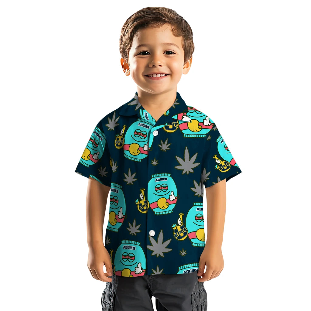 Utah State Aggies Hawaiian Shirt - Chill Vibe | Hula Hawaiian Shirts
