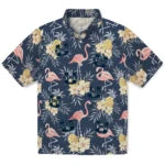 Utah State Aggies Hawaiian Shirt - Flamingo Hibiscus | Hula Hawaiian Shirts