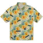 Utah State Aggies Hawaiian Shirt - Hibiscus Mood | Hula Hawaiian Shirts