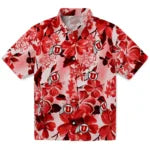 Utah Utes Hawaiian Shirt - Hibiscus Arrangement | Hula Hawaiian Shirts