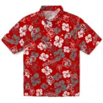 Utah Utes Hawaiian Shirt - Hibiscus Flower Design | Hula Hawaiian Shirts