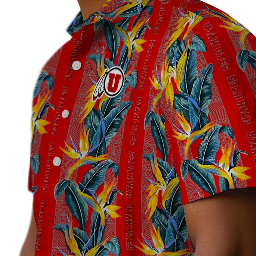 Utah Utes Hawaiian Shirt - Paradise Vines | Hula Hawaiian Shirts
