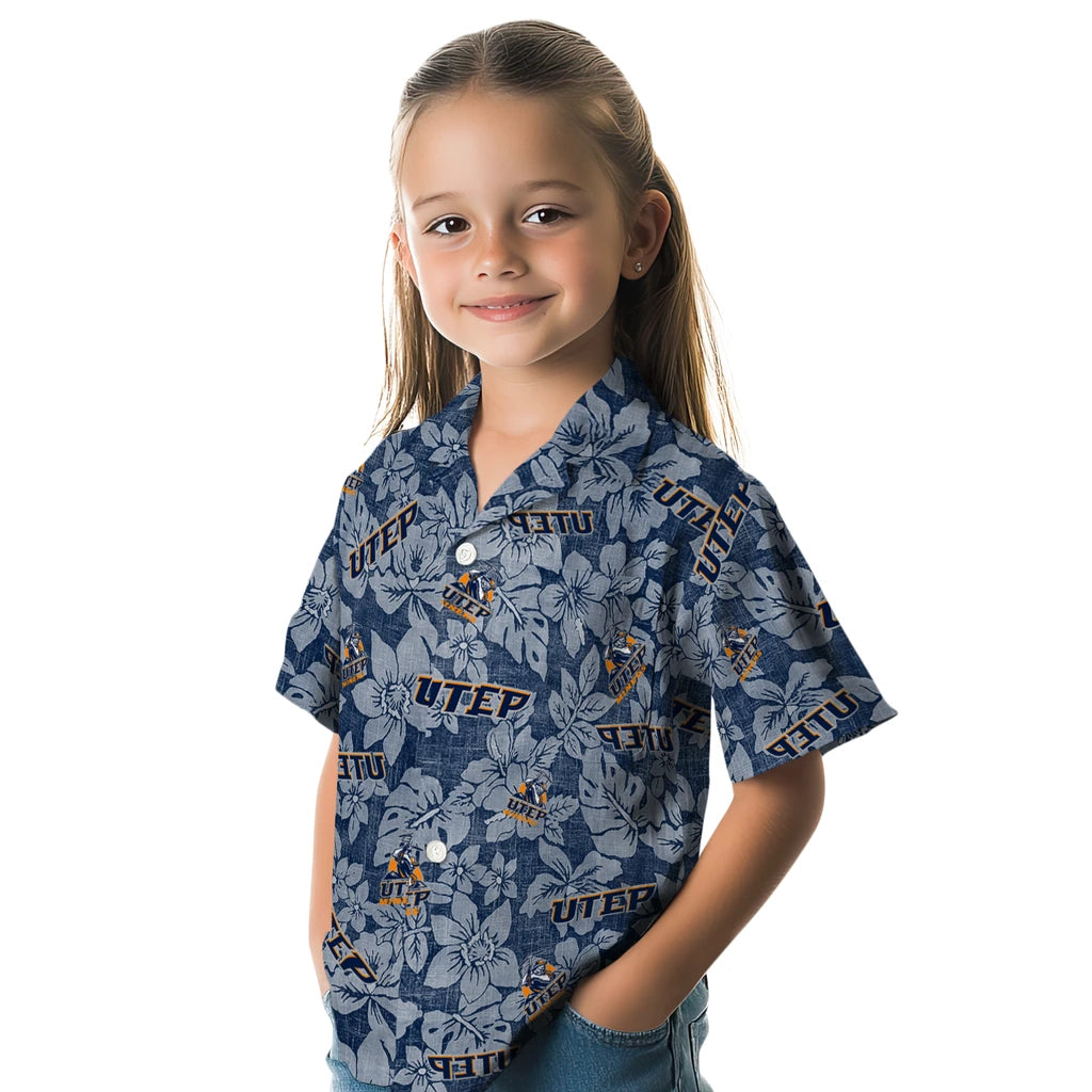 UTEP Miners Hawaiian Shirt - Hibiscus Oasis | Hula Hawaiian Shirts