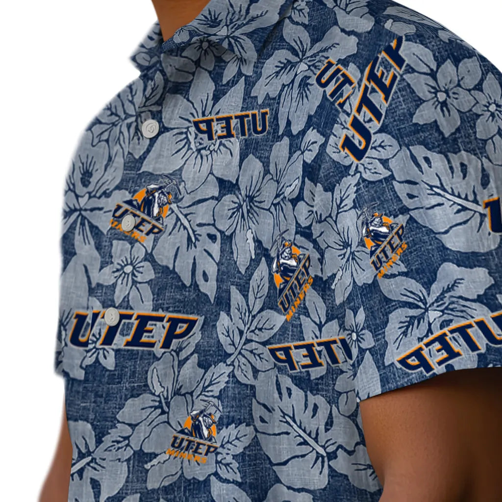 UTEP Miners Hawaiian Shirt - Hibiscus Oasis | Hula Hawaiian Shirts