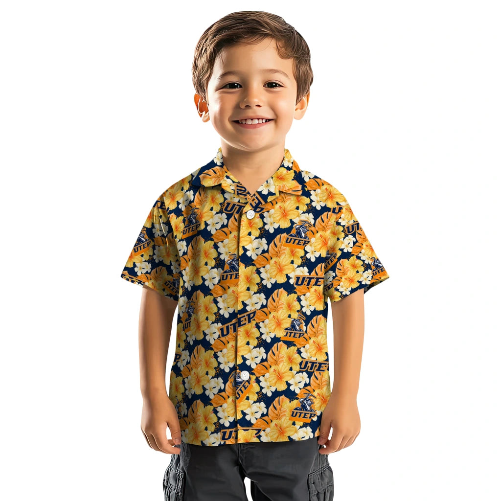 UTEP Miners Hawaiian Shirt - Hibiscus Tropics | Hula Hawaiian Shirts
