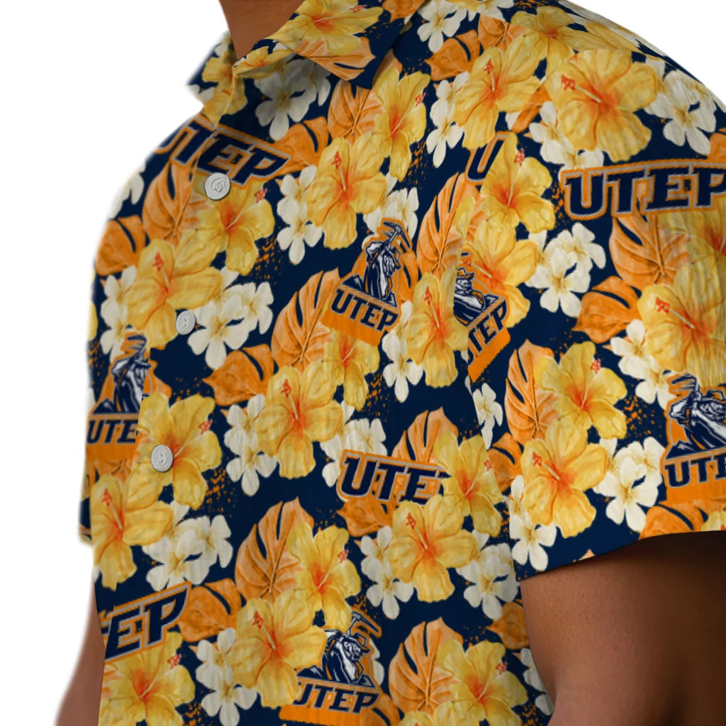 UTEP Miners Hawaiian Shirt - Hibiscus Tropics | Hula Hawaiian Shirts