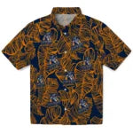 UTEP Miners Hawaiian Shirt - Leaf Outline | Hula Hawaiian Shirts