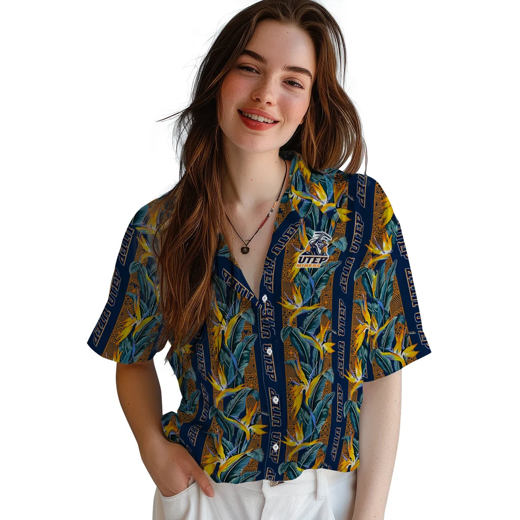 UTEP Miners Hawaiian Shirt - Paradise Vines | Hula Hawaiian Shirts