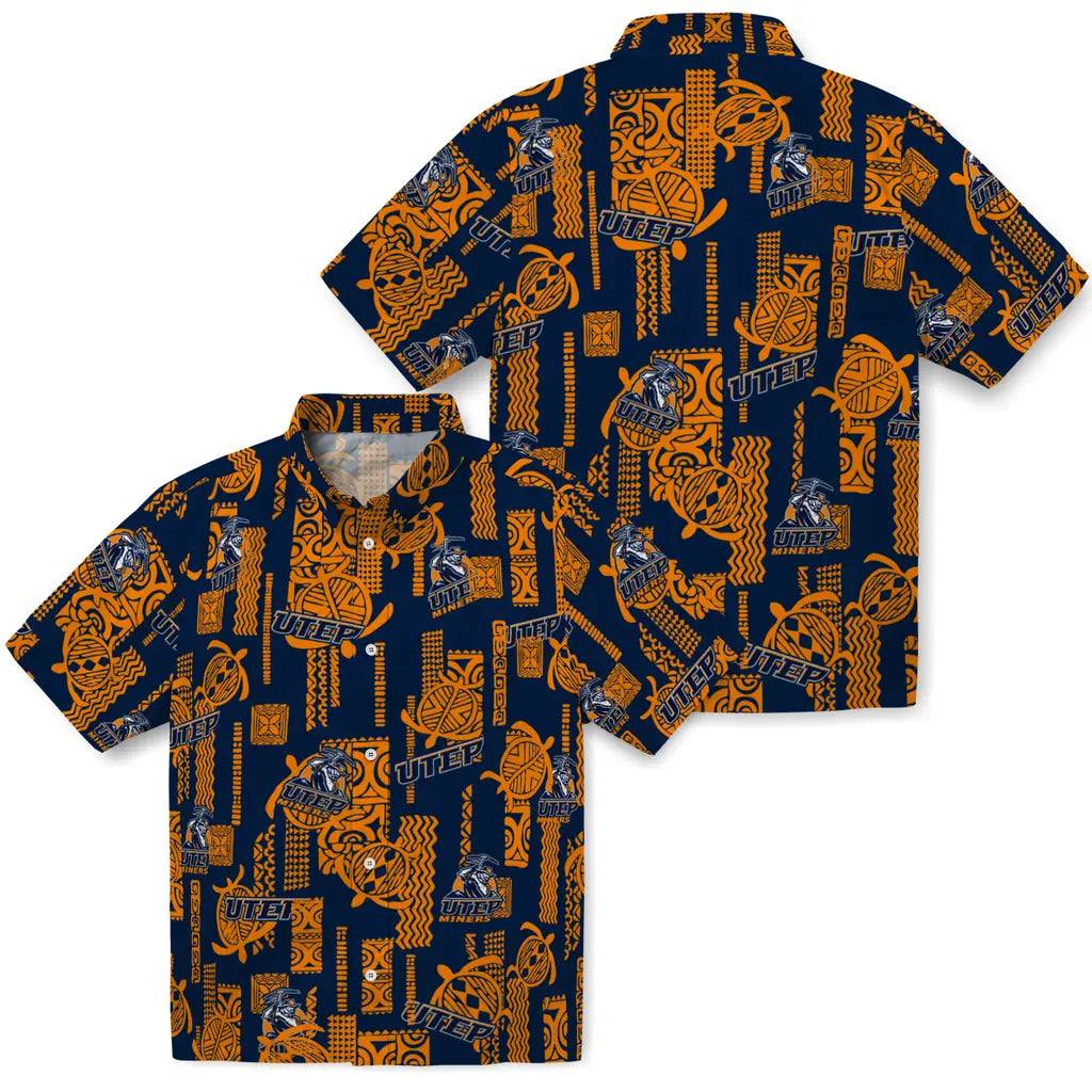 UTEP Miners Hawaiian Shirt - Turtle Lines | Hula Hawaiian Shirts