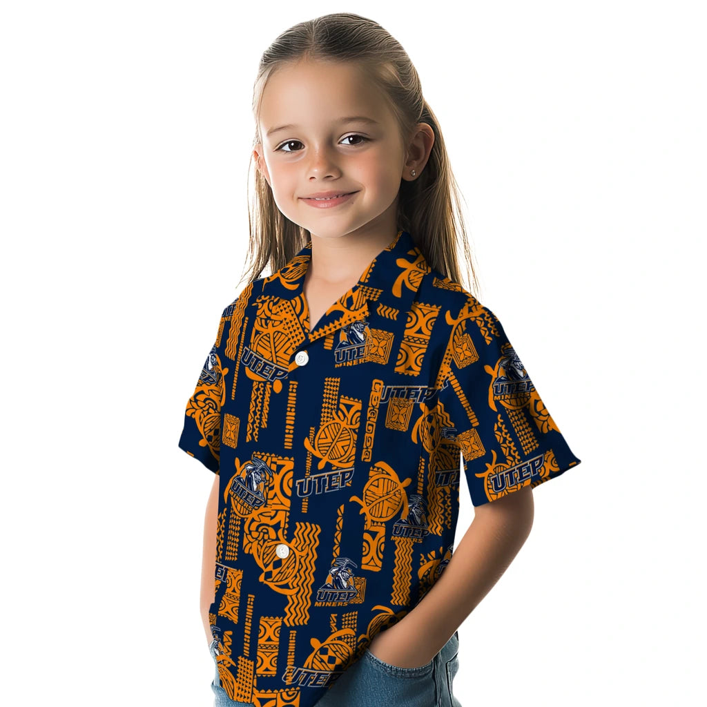 UTEP Miners Hawaiian Shirt - Turtle Lines | Hula Hawaiian Shirts