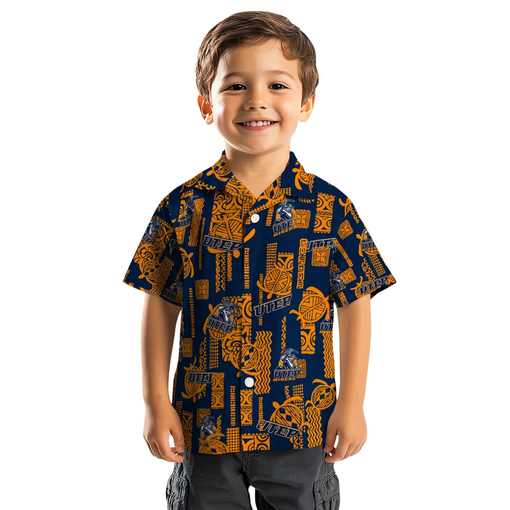 UTEP Miners Hawaiian Shirt - Turtle Lines | Hula Hawaiian Shirts