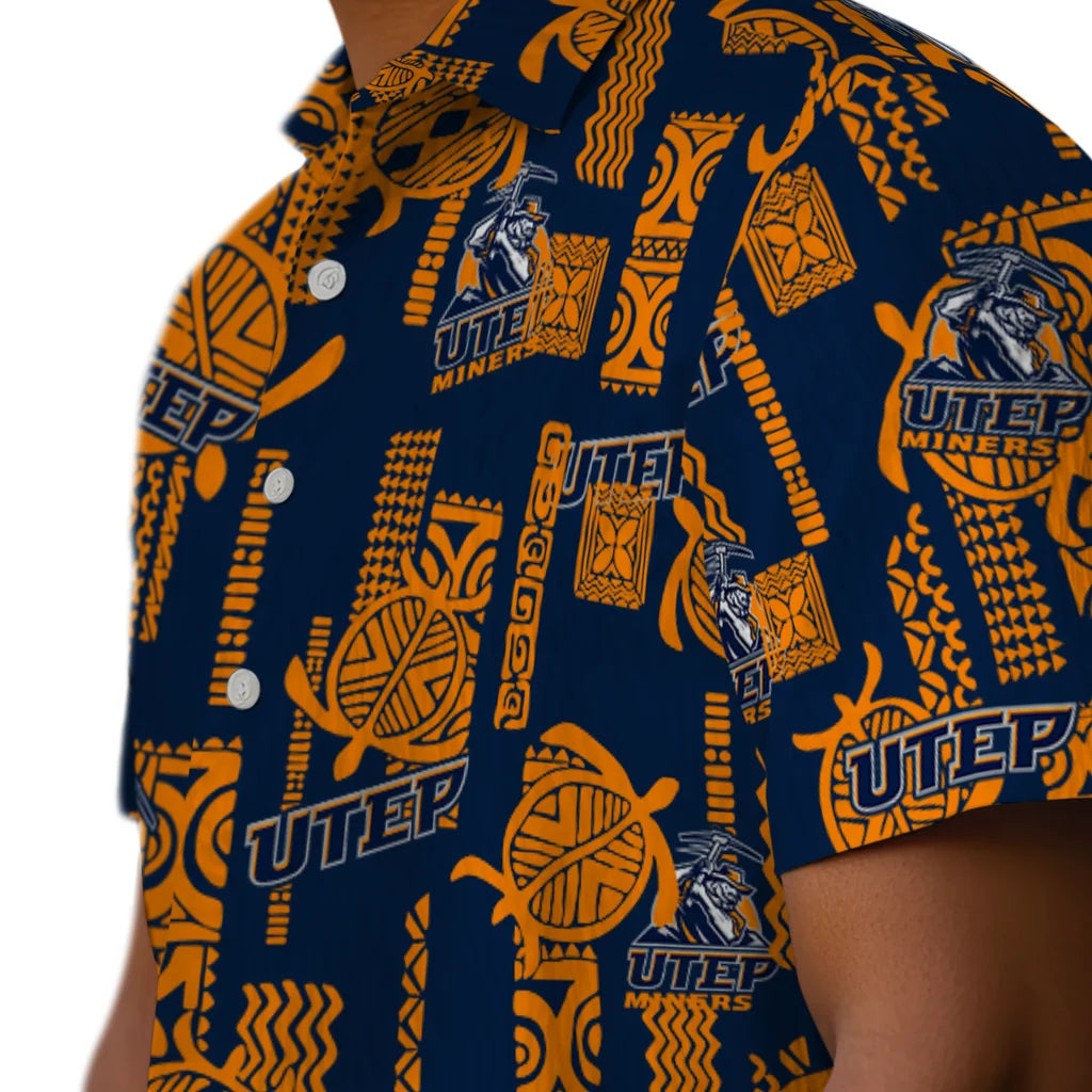 UTEP Miners Hawaiian Shirt - Turtle Lines | Hula Hawaiian Shirts