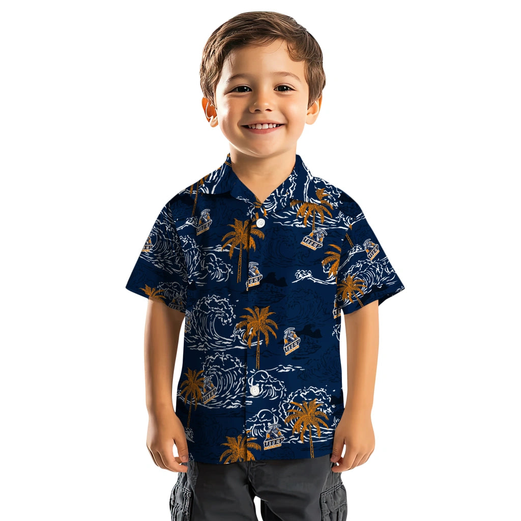 UTEP Miners Hawaiian Shirt - Wave Palm | Hula Hawaiian Shirts