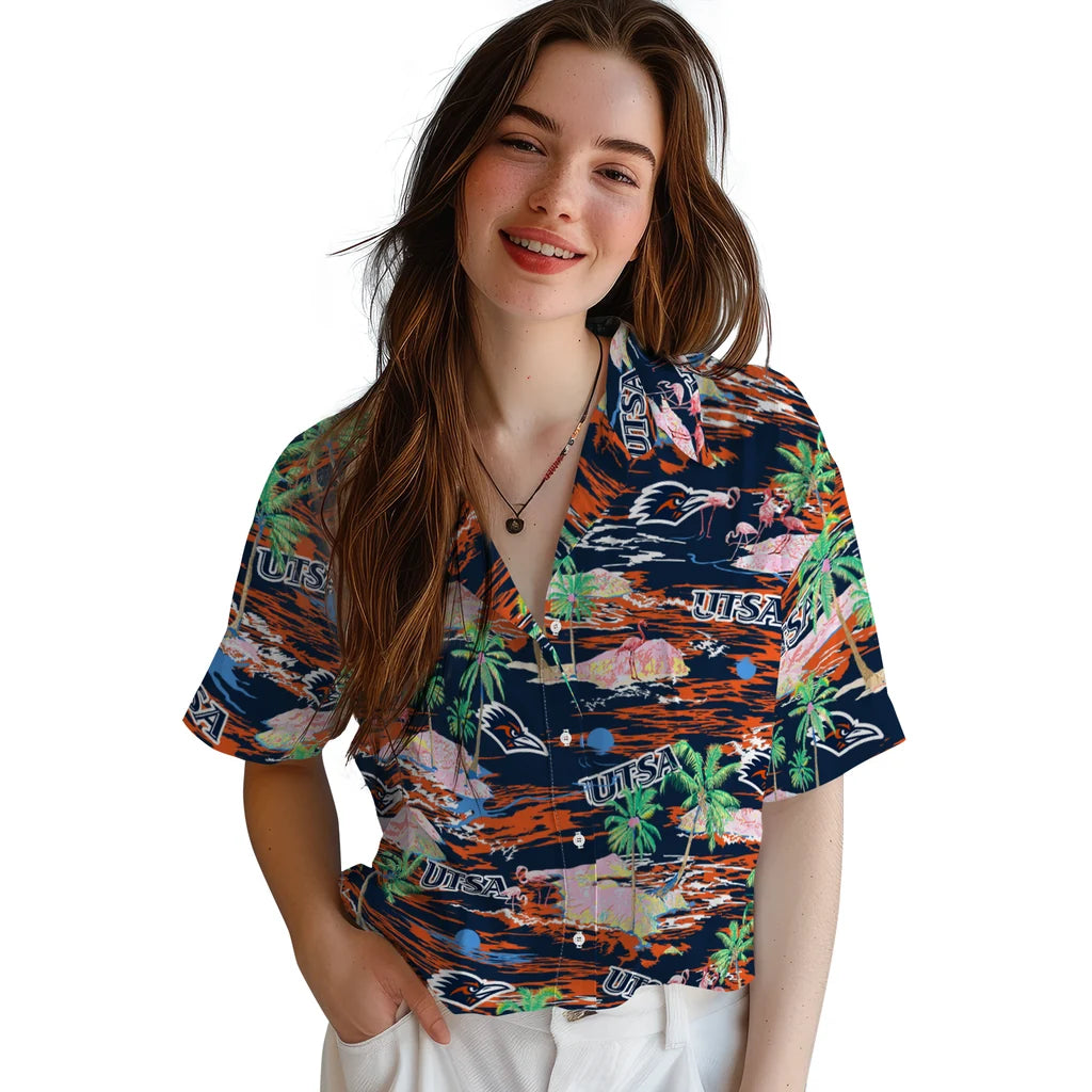 UTSA Roadrunners Hawaiian Shirt - Hawaii Island | Hula Hawaiian Shirts