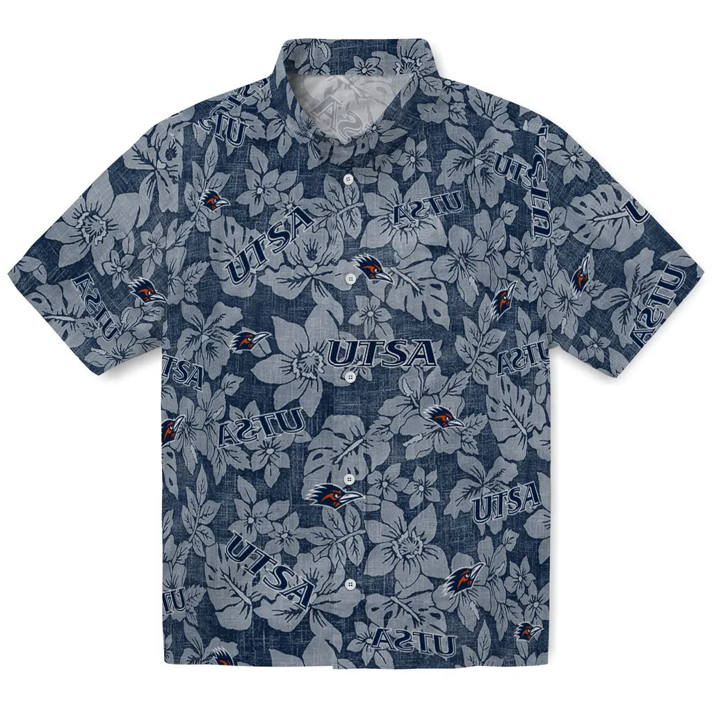UTSA Roadrunners Hawaiian Shirt - Hibiscus Oasis | Hula Hawaiian Shirts