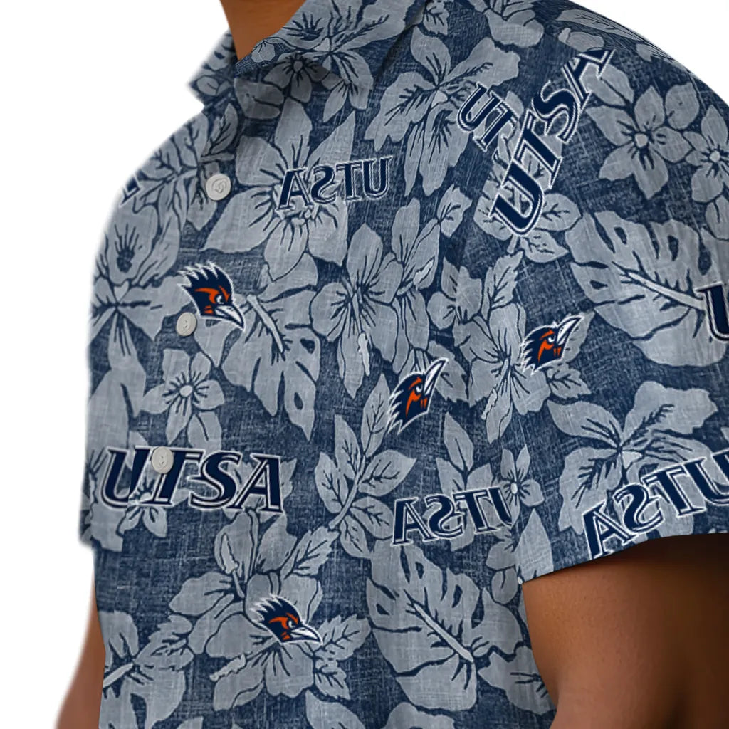 UTSA Roadrunners Hawaiian Shirt - Hibiscus Oasis | Hula Hawaiian Shirts