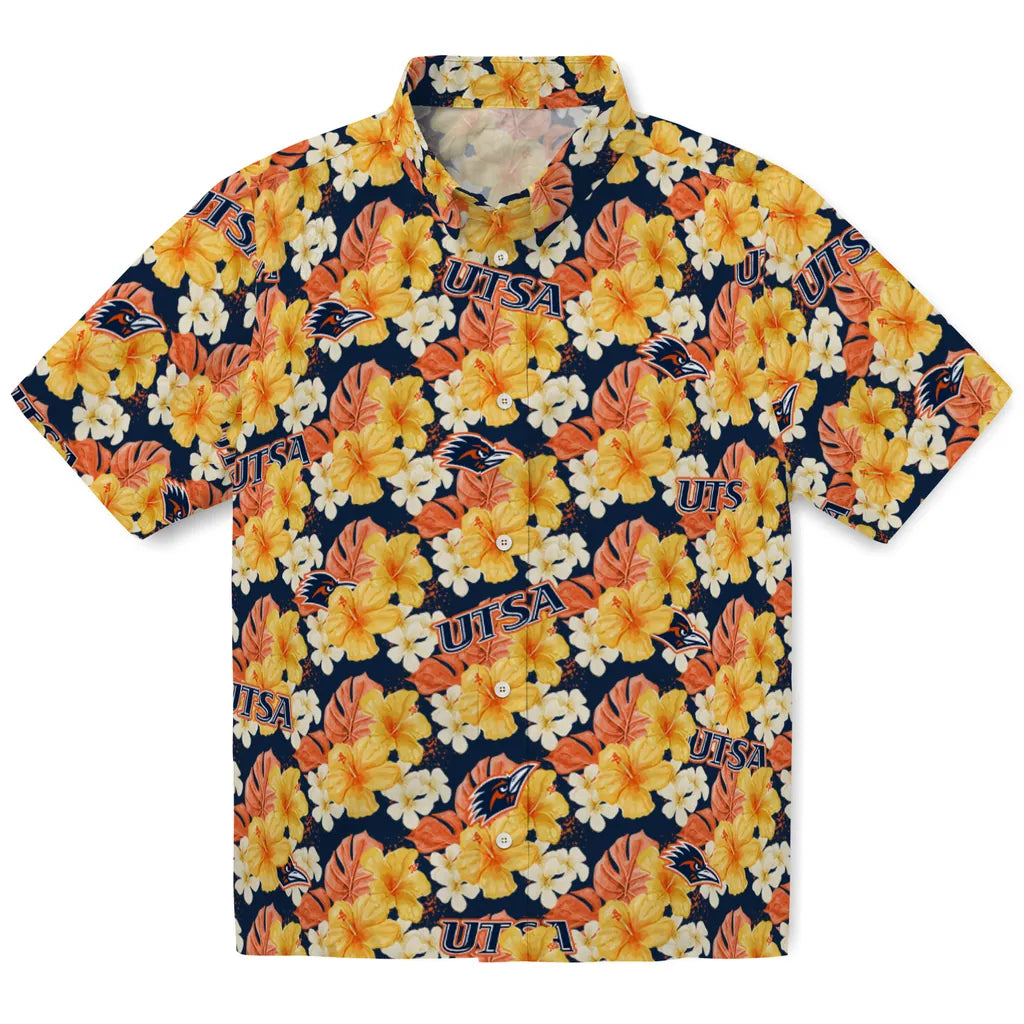 UTSA Roadrunners Hawaiian Shirt - Hibiscus Tropics | Hula Hawaiian Shirts