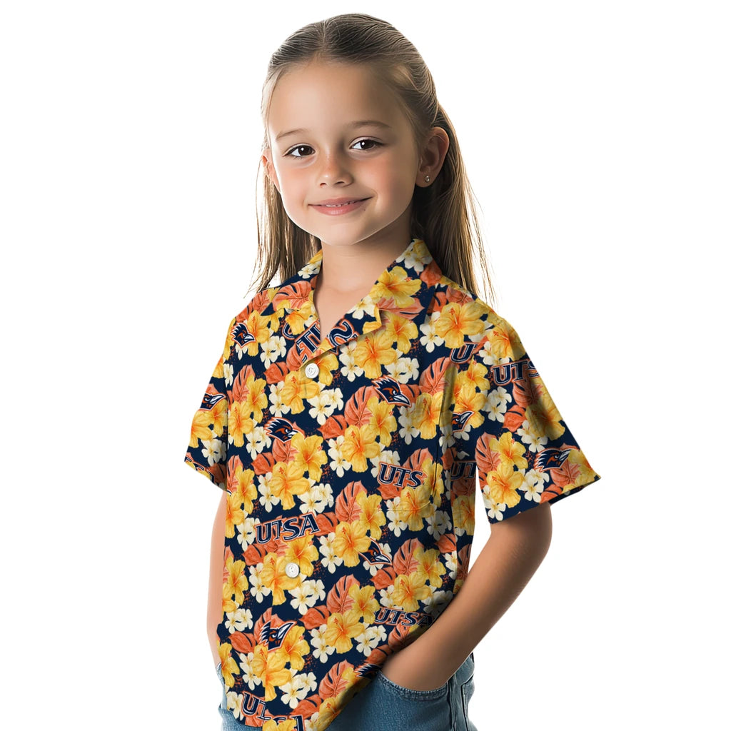 UTSA Roadrunners Hawaiian Shirt - Hibiscus Tropics | Hula Hawaiian Shirts