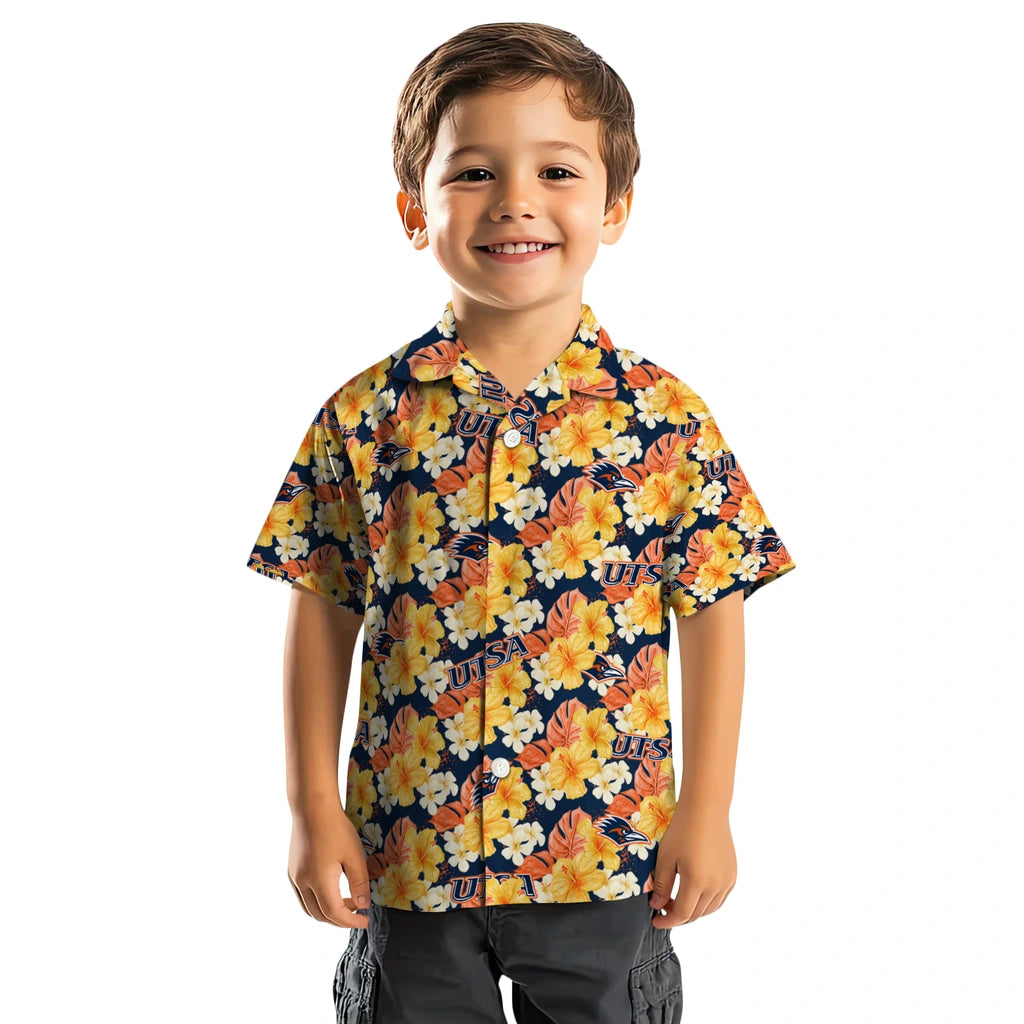 UTSA Roadrunners Hawaiian Shirt - Hibiscus Tropics | Hula Hawaiian Shirts