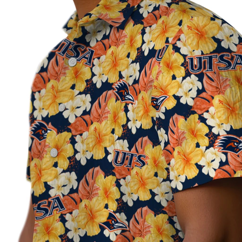 UTSA Roadrunners Hawaiian Shirt - Hibiscus Tropics | Hula Hawaiian Shirts