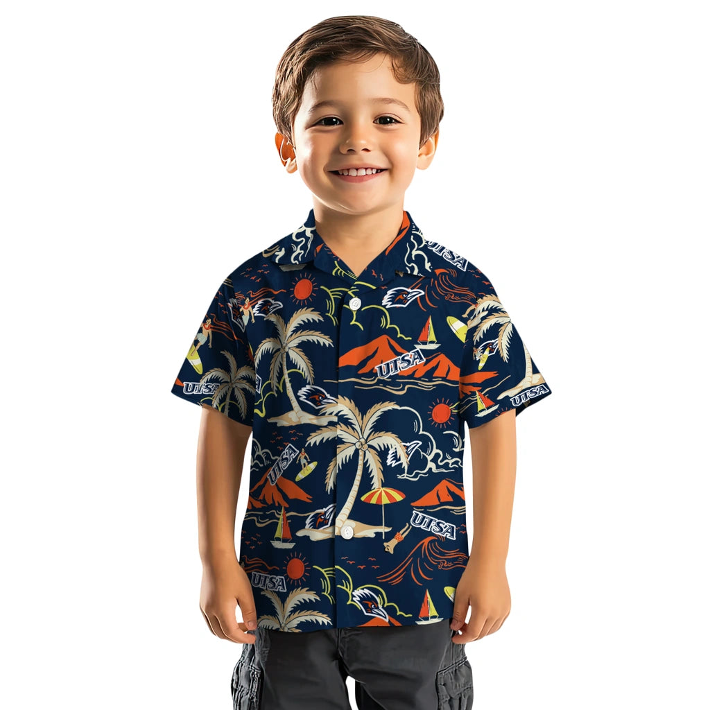UTSA Roadrunners Hawaiian Shirt - Palm Tree Island | Hula Hawaiian Shirts