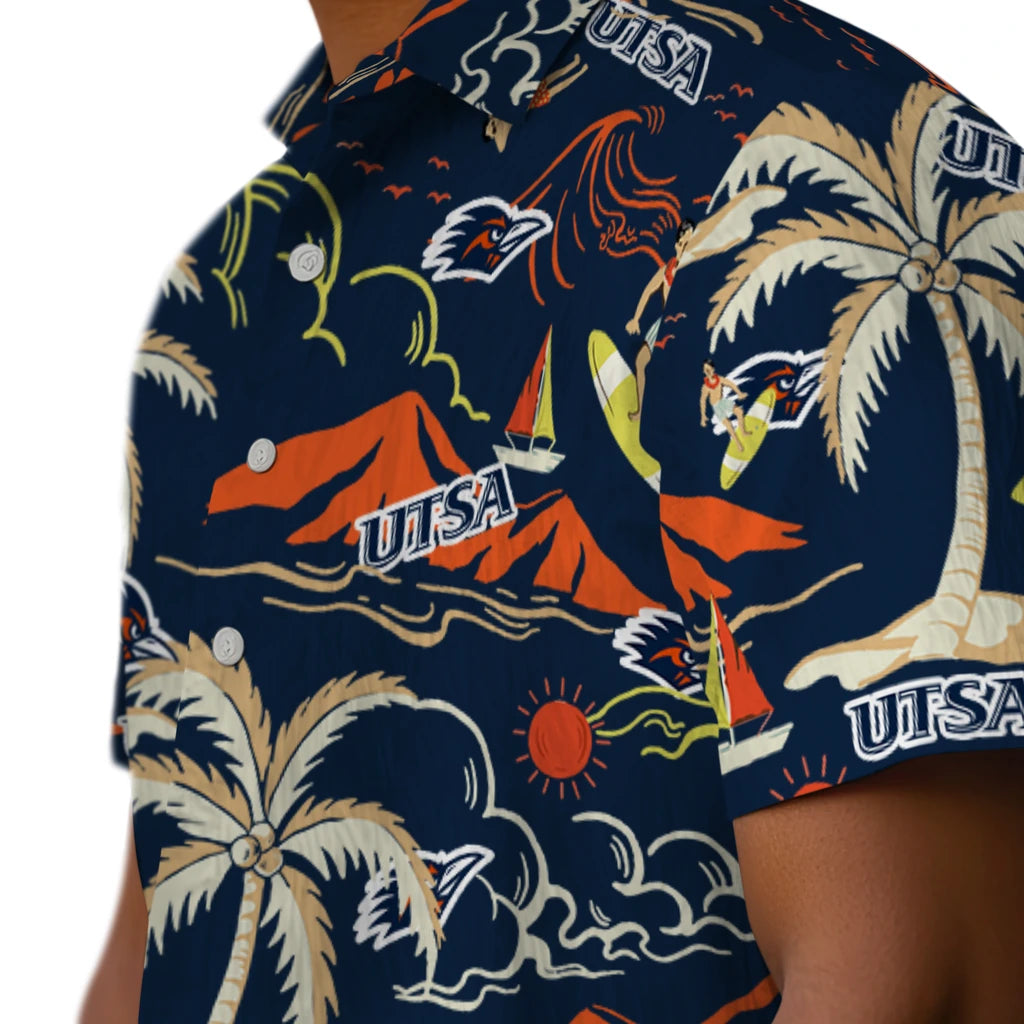 UTSA Roadrunners Hawaiian Shirt - Palm Tree Island | Hula Hawaiian Shirts