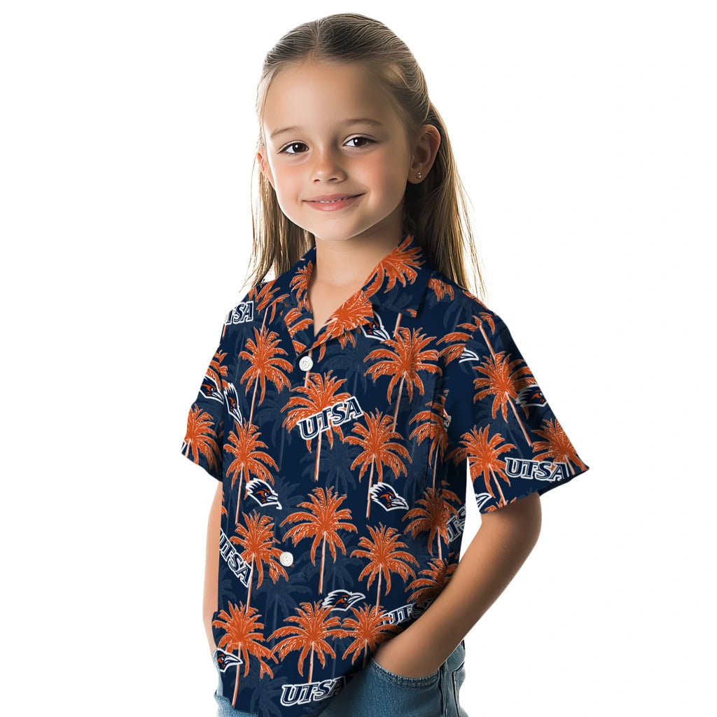 UTSA Roadrunners Hawaiian Shirt - Palm Tree Motif | Hula Hawaiian Shirts
