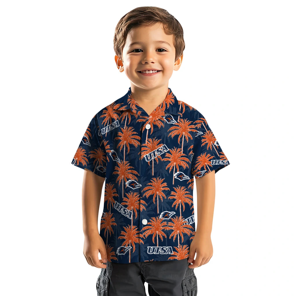 UTSA Roadrunners Hawaiian Shirt - Palm Tree Motif | Hula Hawaiian Shirts