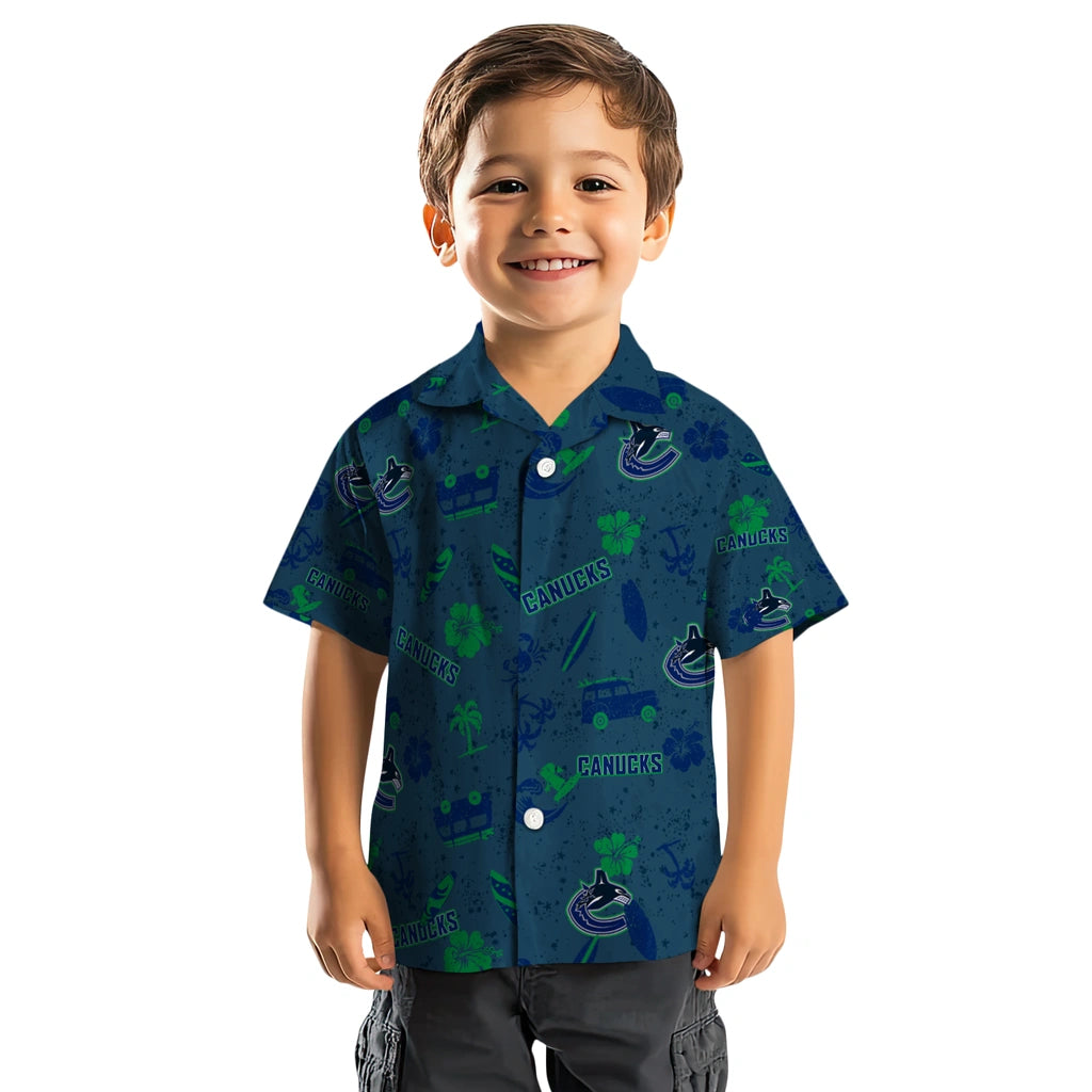 Vancouver Canucks Hawaiian Shirt - Beach Vibe | Hula Hawaiian Shirts