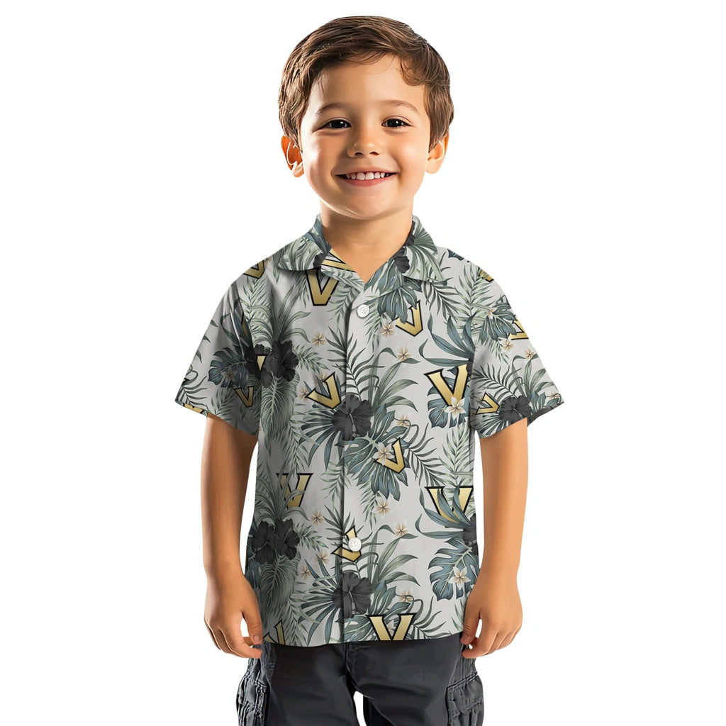 Vanderbilt Commodores Hawaiian Shirt - Hibiscus Designs | Hula Hawaiian Shirts