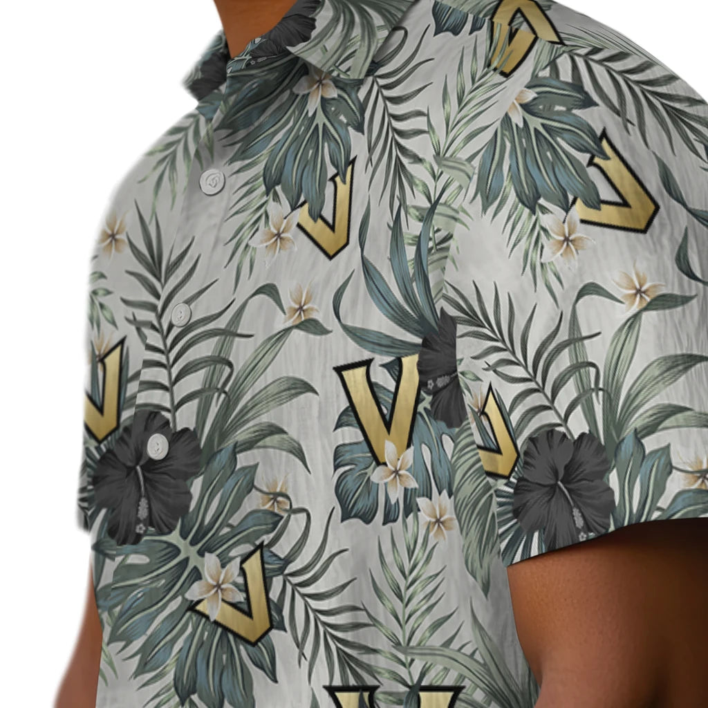 Vanderbilt Commodores Hawaiian Shirt - Hibiscus Designs | Hula Hawaiian Shirts