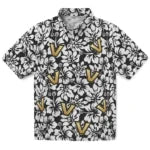 Vanderbilt Commodores Hawaiian Shirt - Hibiscus Motif | Hula Hawaiian Shirts