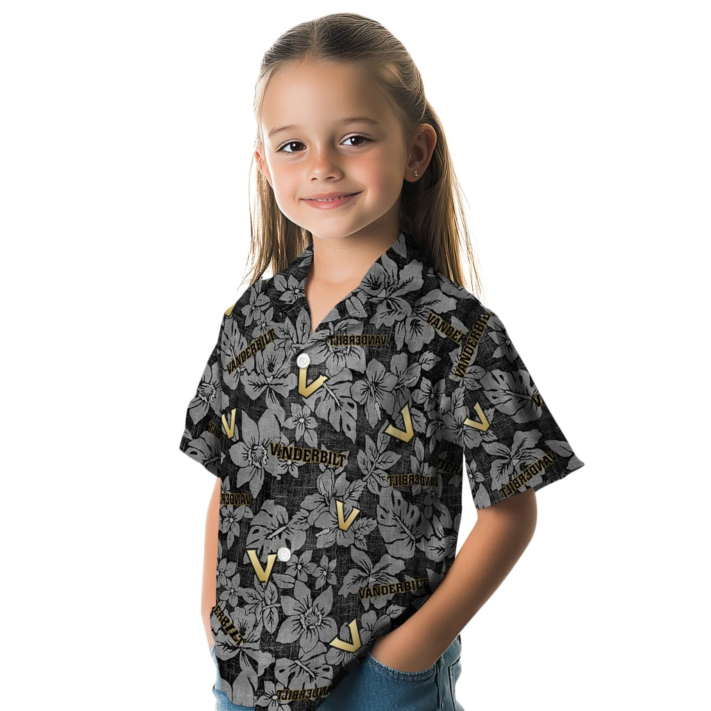 Vanderbilt Commodores Hawaiian Shirt - Hibiscus Oasis | Hula Hawaiian Shirts