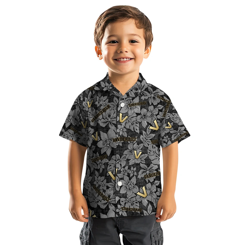 Vanderbilt Commodores Hawaiian Shirt - Hibiscus Oasis | Hula Hawaiian Shirts