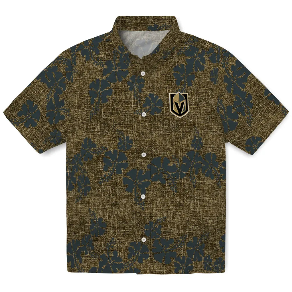 Vegas Golden Knights Hawaiian Shirt - 50th State Flower | Hula Hawaiian Shirts