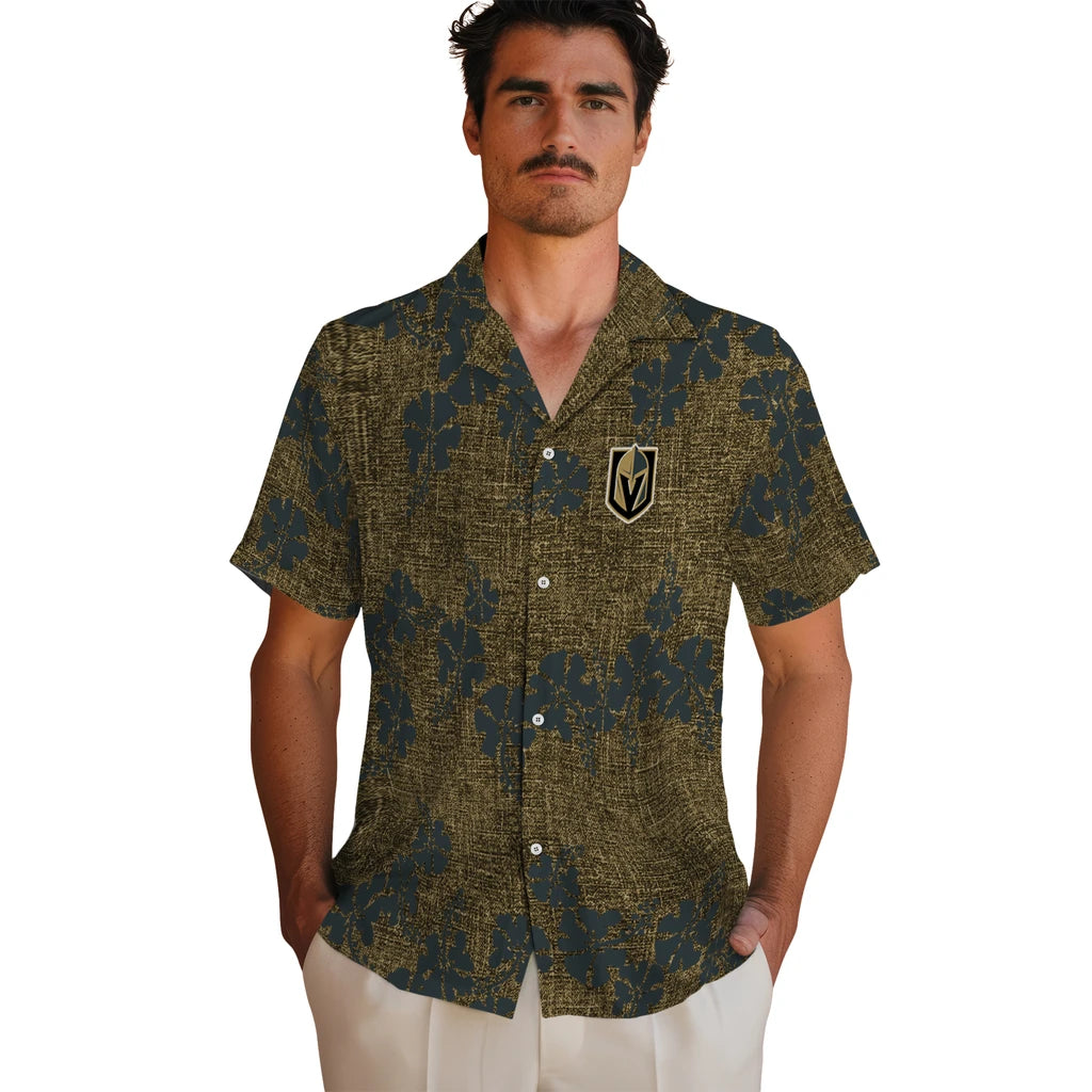 Vegas Golden Knights Hawaiian Shirt - 50th State Flower | Hula Hawaiian Shirts